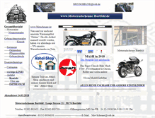 Tablet Screenshot of motorradscheune-bortfeld.de